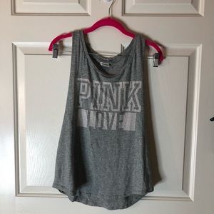 PINK muscle tank top
